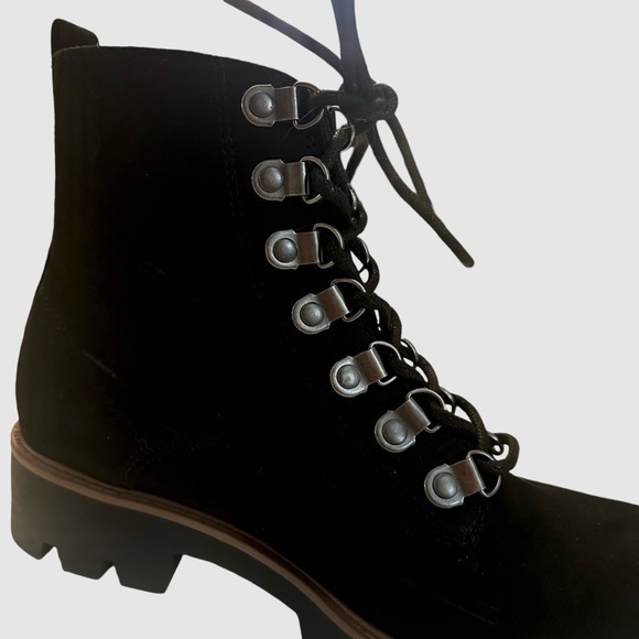 White Mountain Women's Lace-Up Ankle Boot - Black - Picture 2 of 7